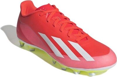Adidas X Crazyfast Club FxG, Size/Color: 7 - Solar Red/White/Solar Yellow