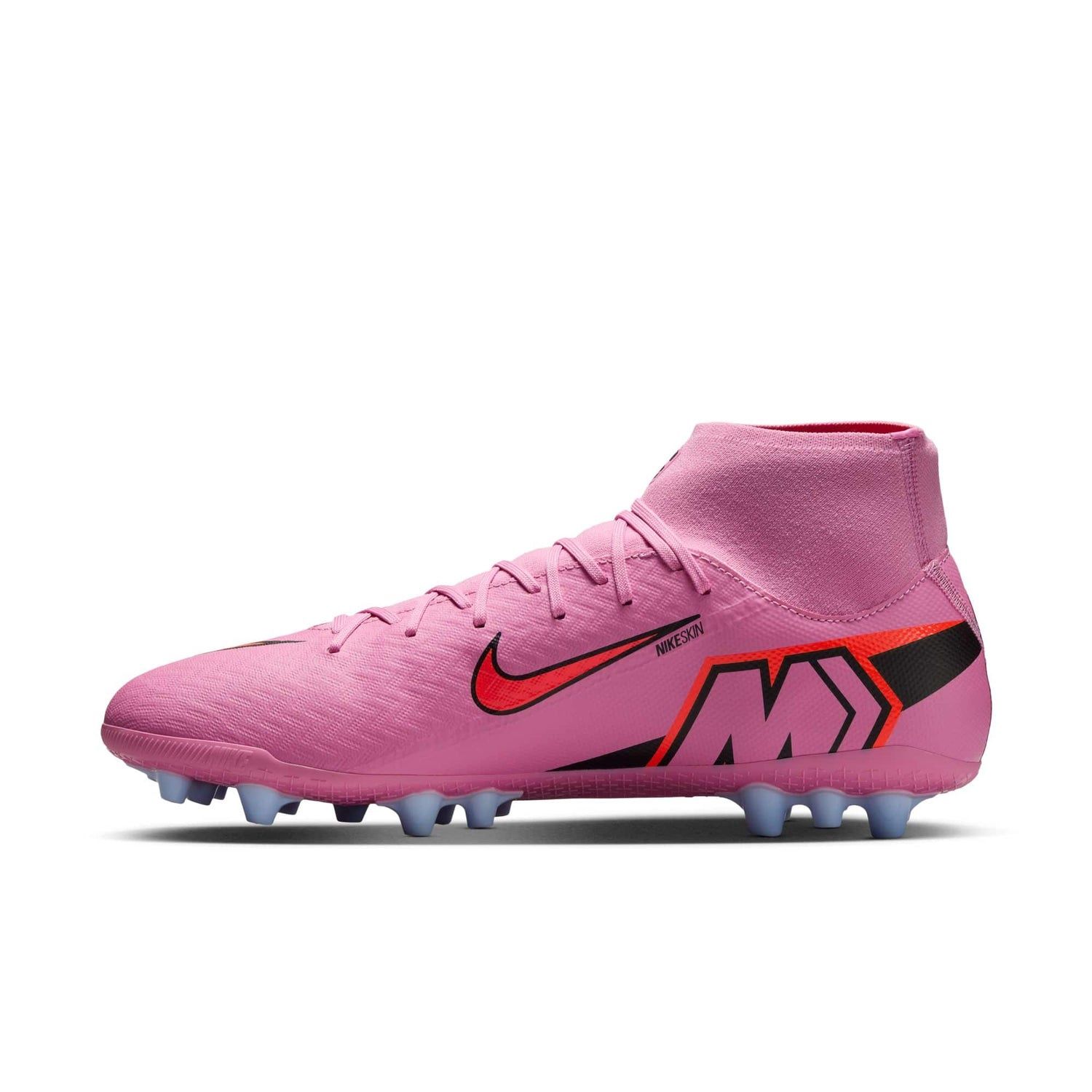 Nike ZM Superfly 10 Academy AG, Size/Color: 6.5 - Magic Flamingo/Black/Total Crimson