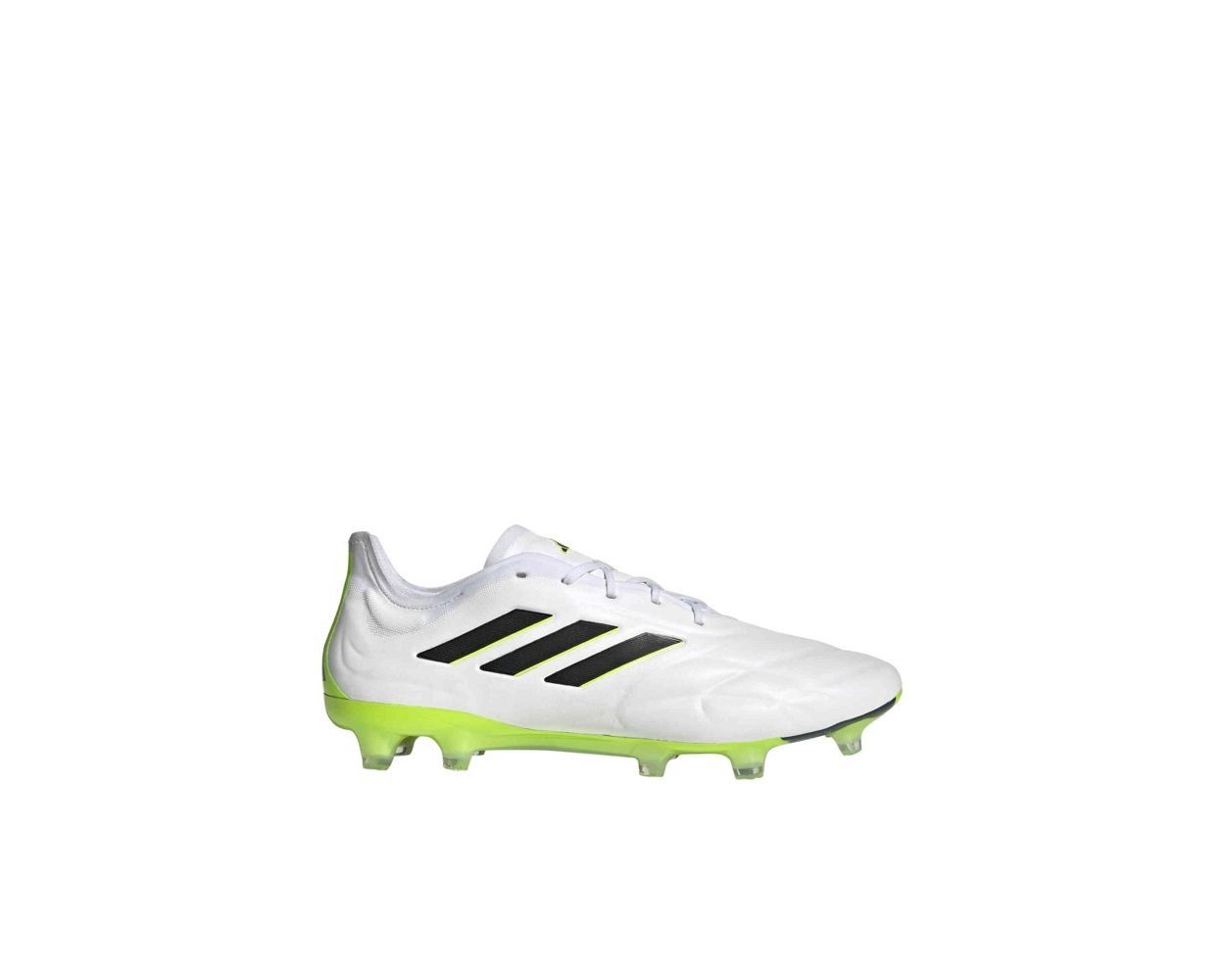 Adidas Copa Pure.1 FG, Size/Color: 9.5 - White/Core Black/Lucid Lemon