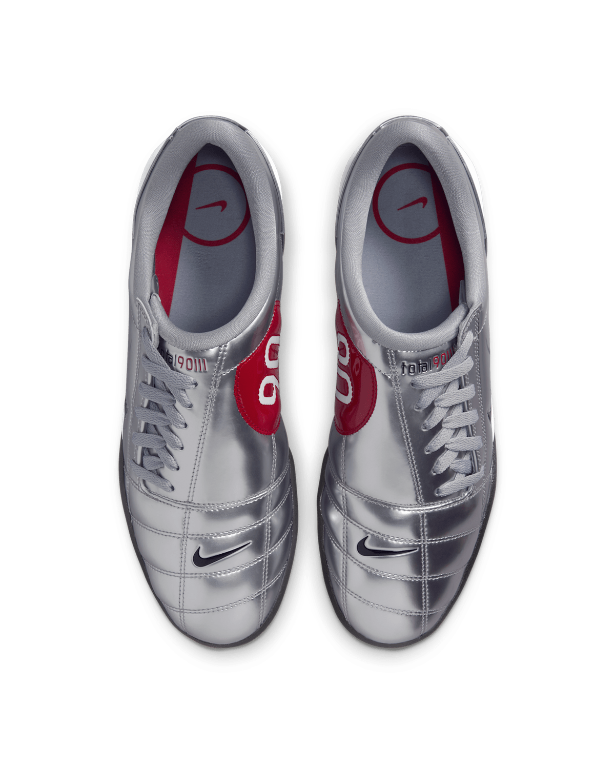 Nike T90 SP, Size/Color: 6.5 - Metallic Silver/Black