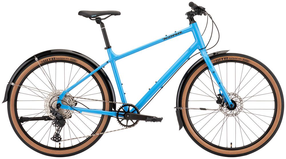 2023 Kona Dew Deluxe, Gloss Azure Blue, Large