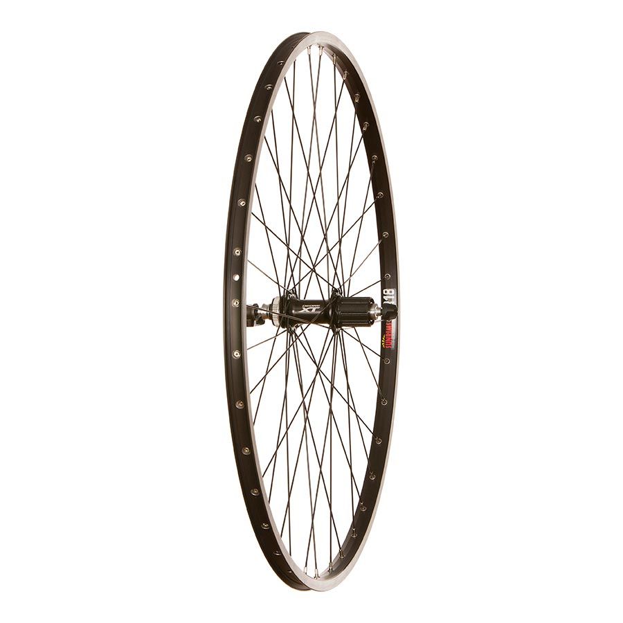 Wheel Shop, SunRingle CR18 / SHIMANO XT M8000 700C, Wheel, Rear, 700C / 622, Holes: 36, QR, 135mm, Rim and Disc CL, HG