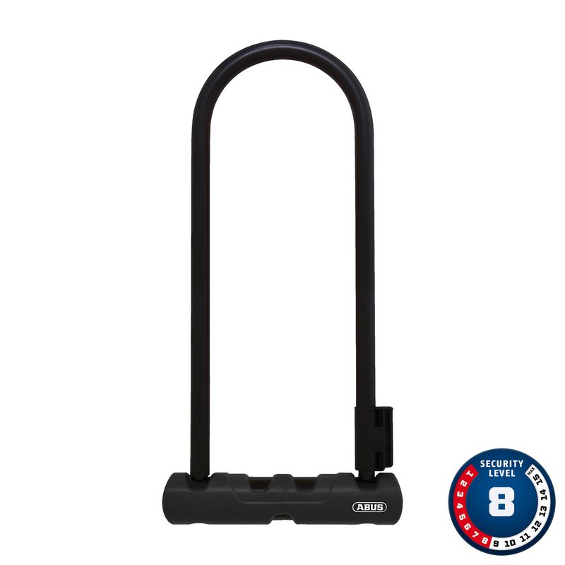 Abus, U-Lock, Ultra 410, Key, 12mm, 11cm x 30cm, SH34, Black