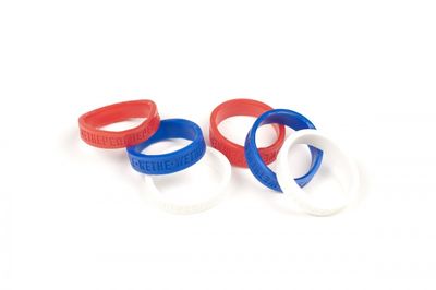 WTP, Hilt Ring Set, 3 pairs, Red/Blue/White