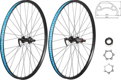 49n, Wheel, Rear, 27.5(650b), Disc CL/6B, HG, QR 135mm, Black