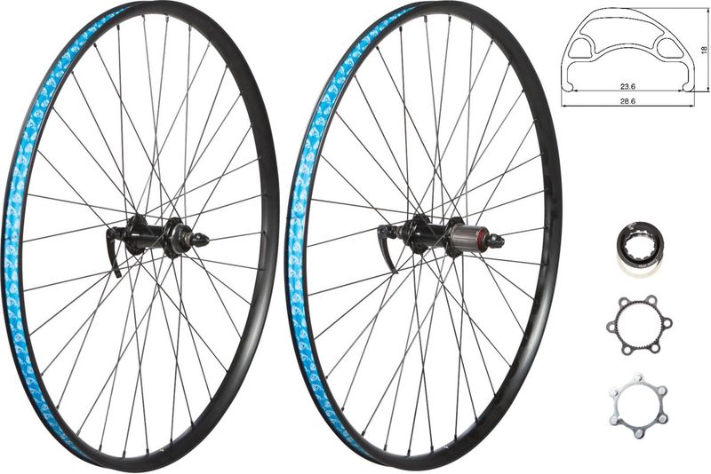 49n, Wheel, Rear, 27.5(650b), Disc CL/6B, HG, QR 135mm, Black
