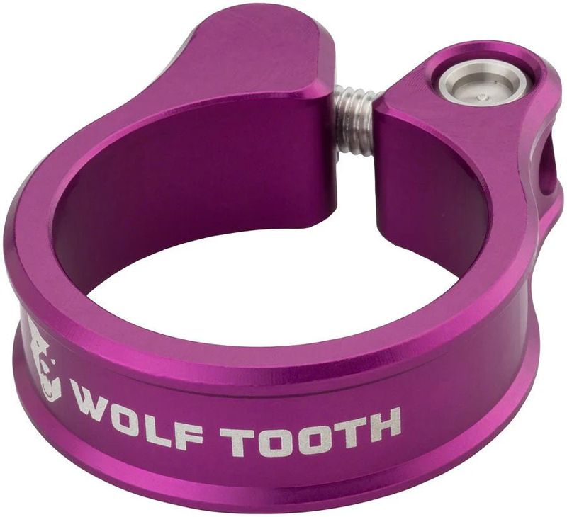 Wolf Tooth, Seatpost Clamp, 29.8mm, Purple, Alloy