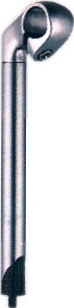 49n, Stem, Hi Rise Quill, 1", 25.4mm Clamp, 40mm, Silver