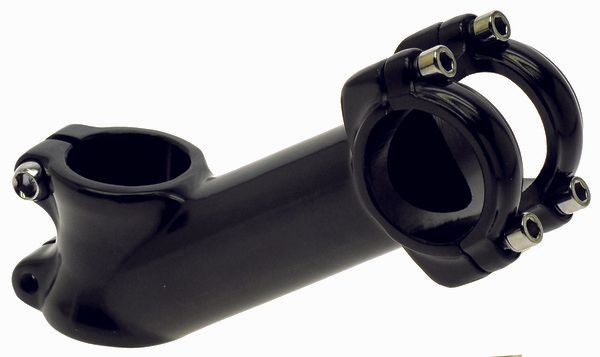49n, Stem, Hi Rise, 1 1/8", 25.4 Clamp, 110mm, 35 Deg, Black