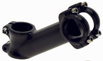 49n, Stem, Hi Rise, 1 1/8", 25.4 Clamp, 110mm, 35 Deg, Black