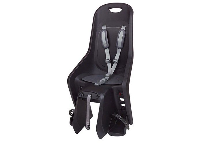 Polisport, Bubbly Maxi + CFS, Baby Seat, Rack Rack Mounted, Black/Dark Grey