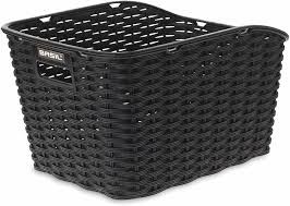 Basil, Weave Wp, Rear basket, Resin, Black
