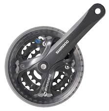 Shimano, Acera FC-M361, Crankset, 7/8/9 sp., 22/32/42T, BCD:64/104, Square, 170mm, Black
