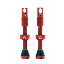 Peatys, Tubeless Valve, Red, 42mm