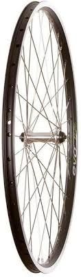 Wheel Shop, Front 27.5" Wheel, 36H Black Alloy Double Wall Evo E Tour 19/ Silver Formula FM-21 QR Hub, Stainless Spokes