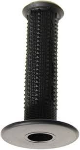 Oury, Grips, BMX Single Compound Pyramid w/Flange, Black
