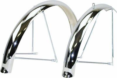 Wald, Fender Set, #962-26" Balloon Steel Chrome Fender Set
