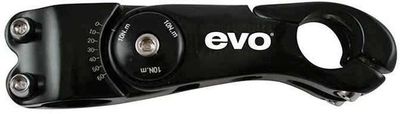 EVO, Stem, Ahead adjustable, 28.6mm, For 25.4mm handlebars, Black, 105mm