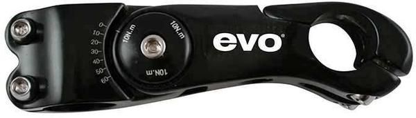 EVO, Stem, Ahead adjustable, 28.6mm, For 25.4mm handlebars, Black, 105mm