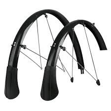 SKS, Fender Set, Longboard, Full Coverage, Color: Black, Size: P35