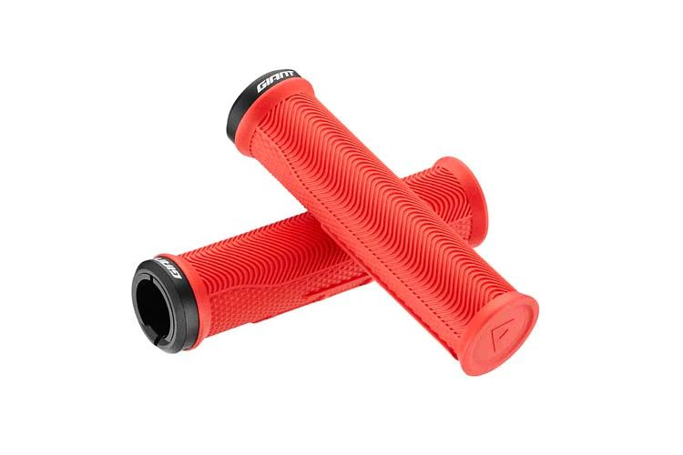 Giant, Grips, Tactal Pro, Lock on, Red