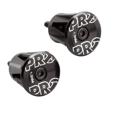 PRO, Handlebar Plug, Alloy, Black