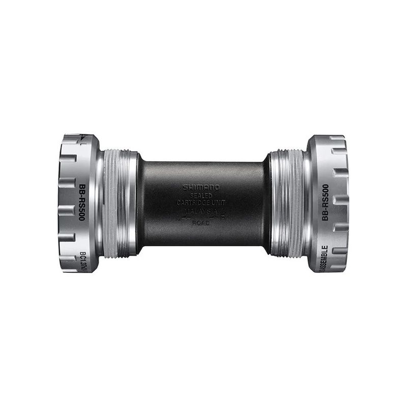 Shimano, Bottom Bracket, BB-RS500, Hollowtech II, Shell: 68mm, Axle: 24mm, Steel, Silver