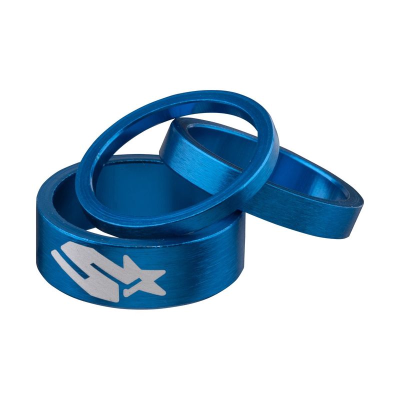 Spank, Headset Spacer kit, 3/6/12mm, Blue