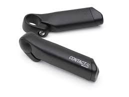 Giant, Bar Ends, Contact Aluminum, Bullhorn,  Black