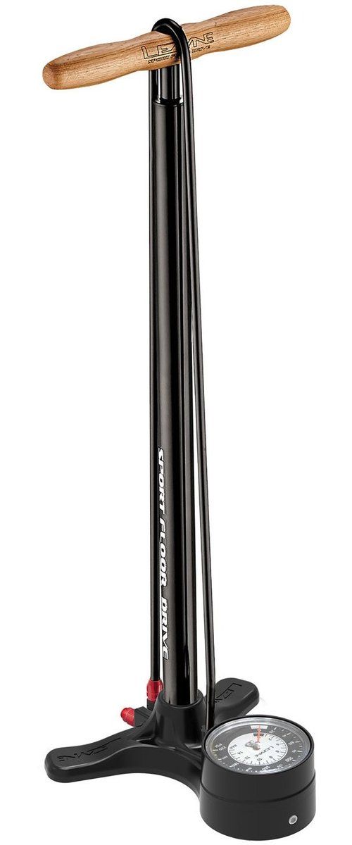 Lezyne, Sport Floor Drive 3.5", Floor Pump, ABS-1 Pro Chuck, 220psi, Black