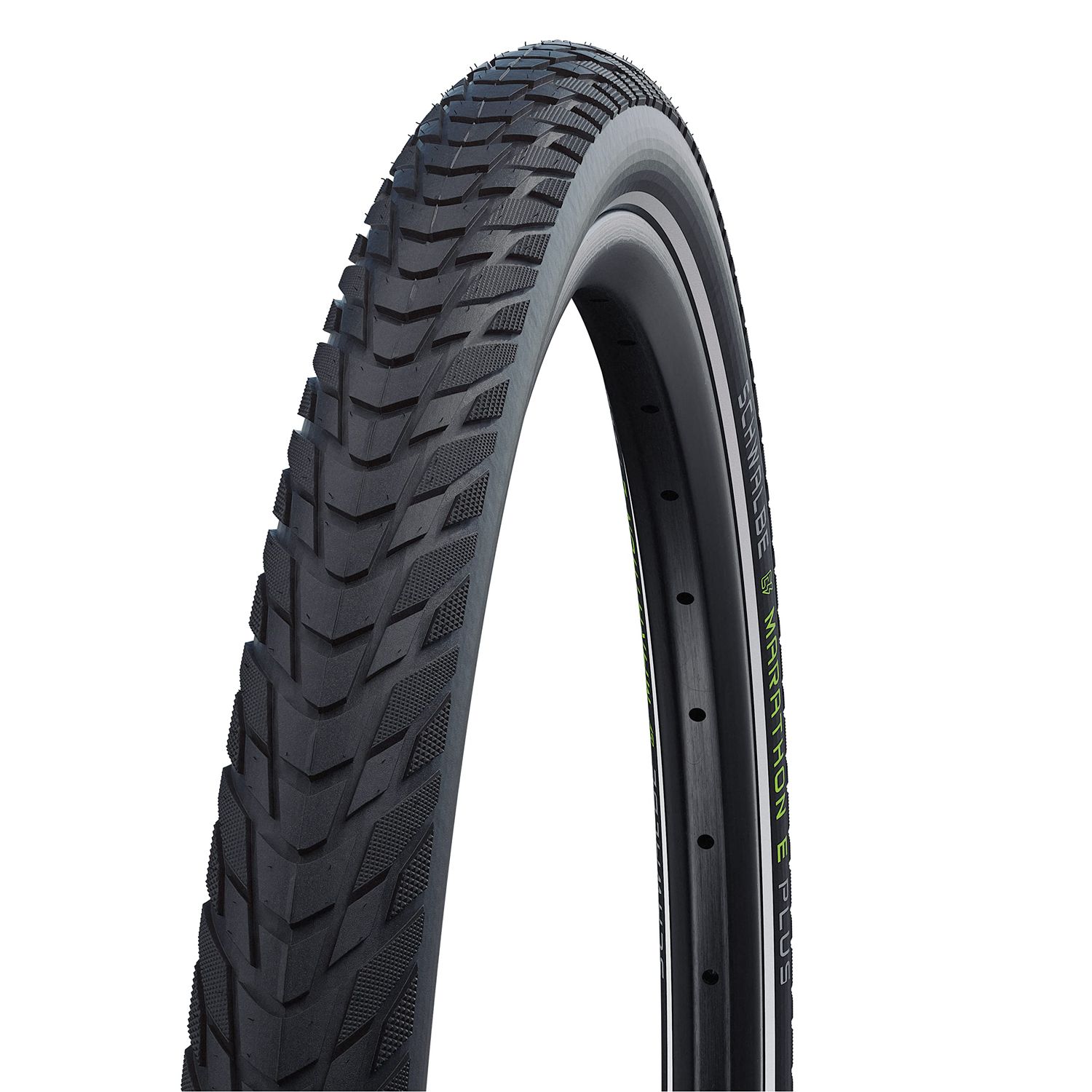 Schwalbe, Marathon E-Plus, Hybrid Tire, 700x50C, Wire, SmartGuard, 67TPI, Black