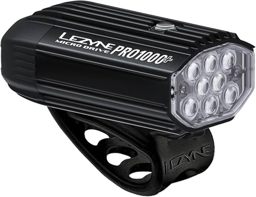 Lezyne, Micro Drive Pro 1000+, Light, Front, Black