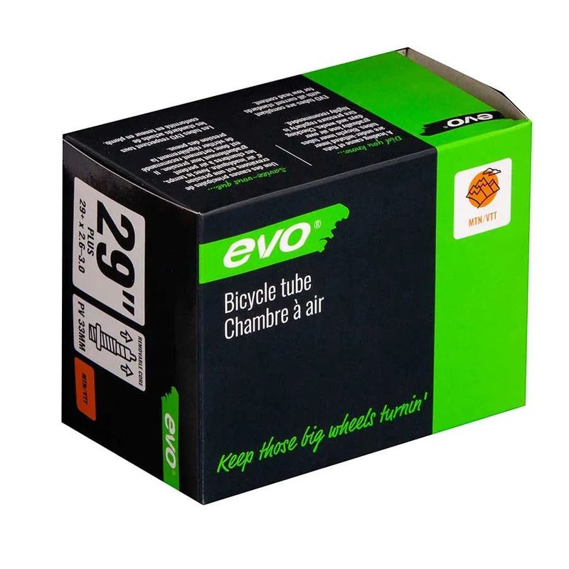 EVO, Tube, Presta, Length: 33mm, 29'', 2.60 - 3.00