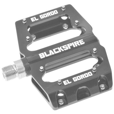 Blackspire, Pedals, El Gordo, Black, Alloy, 9/16"