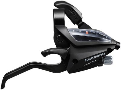 Shimano, Shift/Brake Lever, ST-EF500-7R-2A, 7 Speed, Right