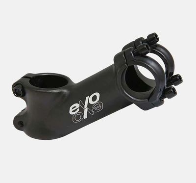 EVO, Stem, E-Tec, 28.6mm, 90mm, 35 deg, 25.4mm, Black