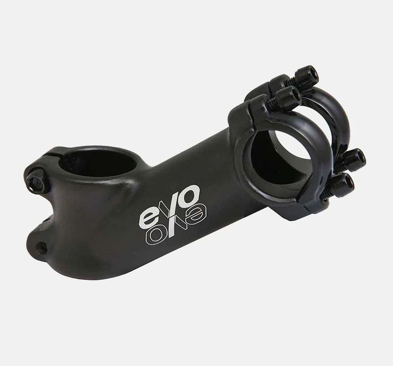 EVO, Stem, E-Tec, 28.6mm, 90mm, 35 deg, 25.4mm, Black