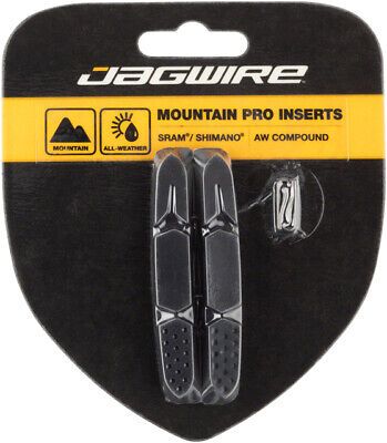 Jagwire, Brake Pads, Mountain Pro, Inserts, All-Weather, Black