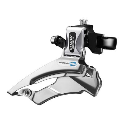 Shimano, Front Derailleur, FD-M313, Altus, Down Swing, Dual Pull, 7/8 Speed, 34.9mm (w/31.8 &amp; 28.6mm Shims), 42/48T