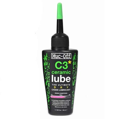 Muc-Off, Ceramic Dry Lubricant, C3, 50ml with UV Torch