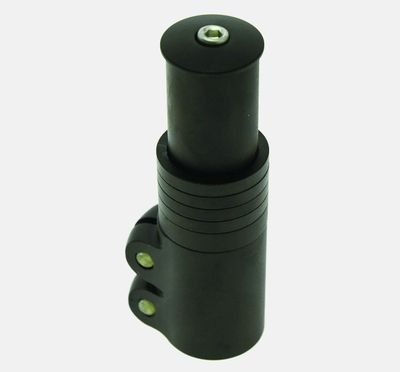 49n, Stem, Threadless Height Extender, 1 1/8 Steer, Black