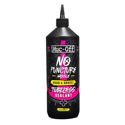 Muc-Off, No Puncture, Road &amp; Gravel Tubeless Sealant, Tubeless Sealant, 140ml
