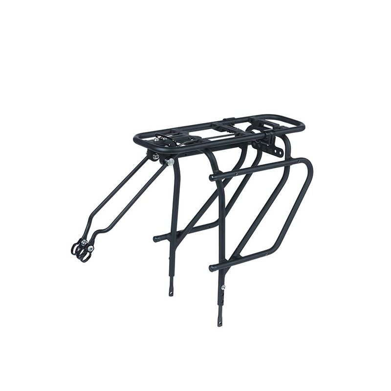 Basil, Rear Rack, Universal Cargo, Side MIK, Black
