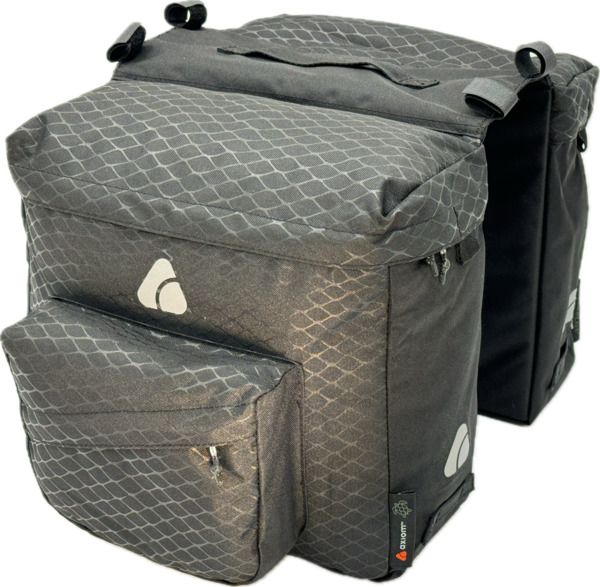 Axiom, Pannier Bag, Oceanweave Pannierpack 25, 25L Twin, Black