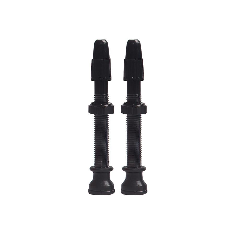 EVO, Tubeless Valves, Tubeless Valve, Presta, 44mm, Black, Pair