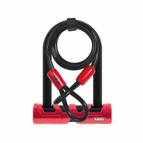 Abus, U-Lock, Combo w/ Cobra Cable - Ultimate 420 14cm x 8cm x 1.3cm + 20/120cm Cable