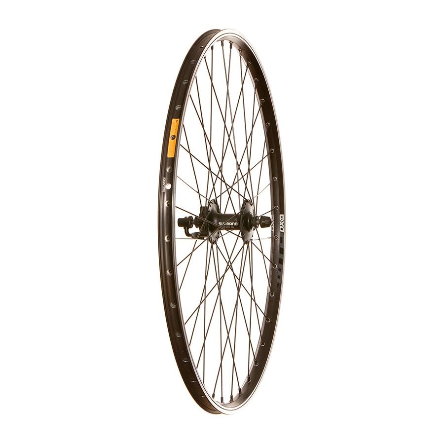 Wheel Shop, WTB DX18 / Shimano HB-M475, Wheel, Front, 700C / 622, 36H, QR, 100mm, Rim &amp; Disc IS 6-bolt