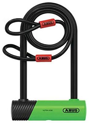 Abus, U-Lock, Ultra 410K Mini + Cobra, Key, 150x180mm, 12mm, Green