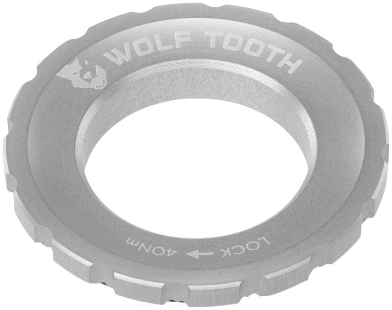 Wolf Tooth Components, Center Lock Lockring, Silver