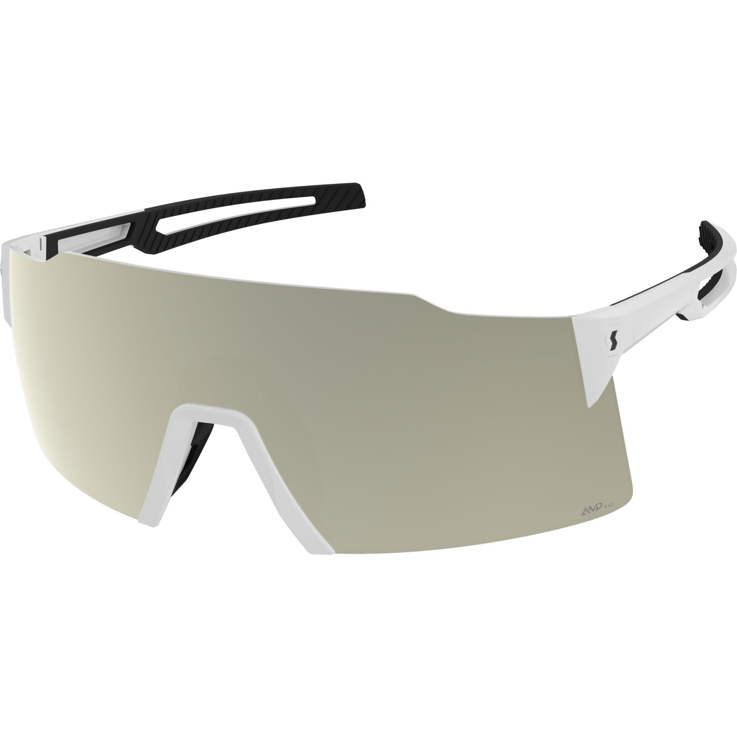 Scott, Sunglasses,  Stride, White Frame w/ Chrome Mirror AMP Lens